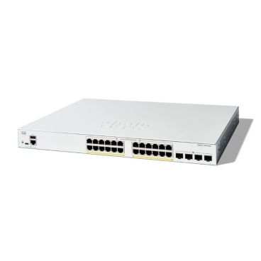 Cisco C1300-24FP-4X Conmutador Ethernet Cisco Catalyst 1300 C1300-24FP-4G 24 Puertos Gestionable - Gigabit Ethernet - 10/100/1000Base-T, 1000Base-X - Capa 3, PoE budget 370W Cisco C1300-24FP-4X Conmutador Ethernet Cisco Catalyst 1300 C1300-24FP-4G 24 Puertos Gestionable - Gigabit Ethernet - 10/100/1000Base-T, 1000Base-X - Capa 3, PoE budget 370W