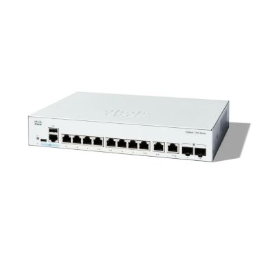 Cisco C1300-8T-E-2G Conmutador L3 Gestionado 8x 10/100/1000Base-T + 2x combo Gigabit SFP/RJ-45 montaje en rack