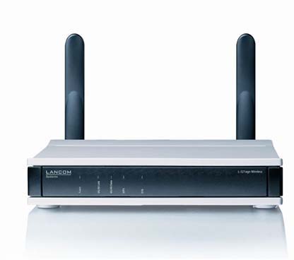 Lancom LANCOM L-321agn Wireless Business Access Point for highspeed 802.11n Wireless Lan, 2.4 or 5 GHz, special antennas for tro