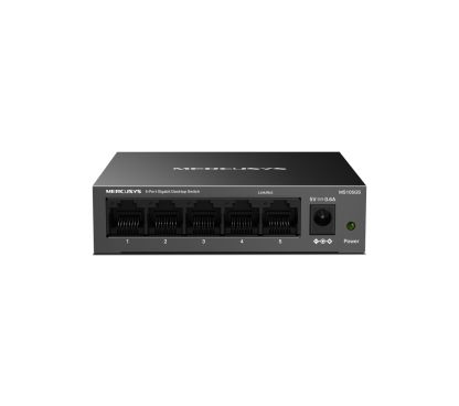 Mercusys MS105GS - Switch Formato Sobremesa/Pared, 5 Puertos Gbe, Compacto, Carcasa Metal