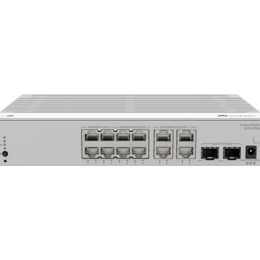 Huawei eKit S210-4P8UN2X Switch gestionable PoE+ /PoE++ de capa 2+ . 14 puertos Ethernet (4×GE PoE+, 8×2.5GE PoE+ / PoE++, 2×10GE SFP+). Potencia PoE total de hasta 120 W. Capacidad de conmutación de 88 Gbps y rendimiento de 65 Mp Huawei eKit S210-4P8UN2X Switch gestionable PoE+ /PoE++ de capa 2+ . 14 puertos Ethernet (4×GE PoE+, 8×2.5GE PoE+ / PoE++, 2×10GE SFP+). Potencia PoE total de hasta 120 W. Capacidad de conmutación de 88 Gbps y rendimiento de 65 Mp