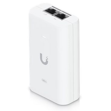 Ubiquiti UACC-PoE+-2.5G Adaptador 2.5G PoE+ (30 W). Alimentar dispositivos UniFi PoE+, reduce la dependencia de alimentación del conmutador PoE y proporcionar conexión LAN multigigabit.Protege contra sobretensiones.