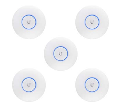 Ubiquiti UAP-AC-LR-5 UniFi AP, AC Long Range, 5-Pack, PoE Not Included