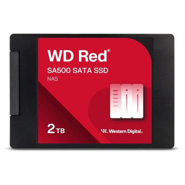 Western Digital WDS200T2R0A - Disco Duro SDD WD Red, especial NAS, 2 TB, 2.5 pulgadas, Conexión SATA III 6 Gb/s, Lectura 560 MB/s, Caché >400 GB Mb